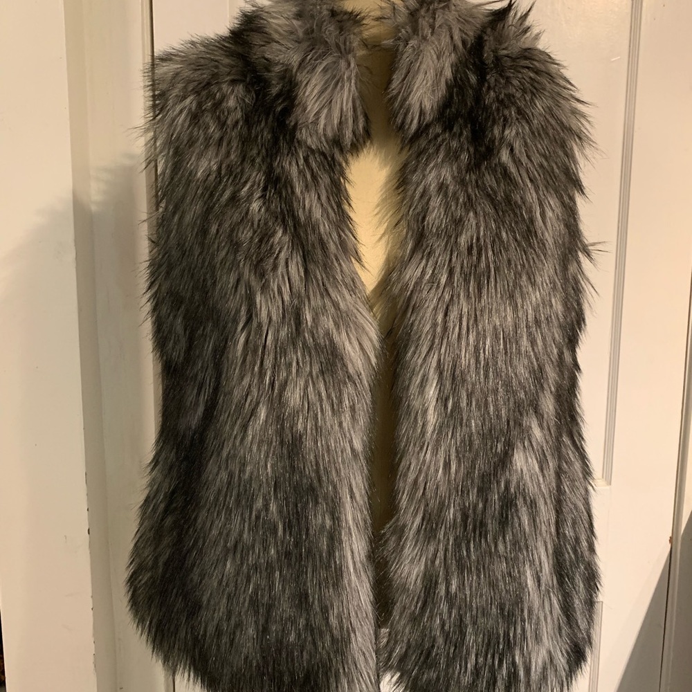 MK faux fur vest